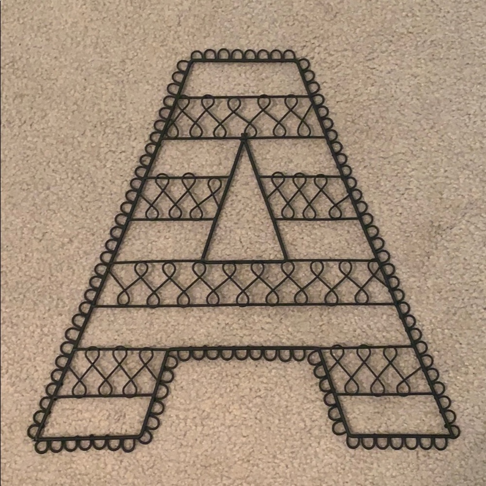 “A” wired wall decor (PB Teen)